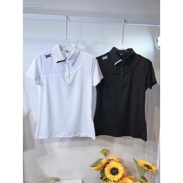 Áo golf nữ PXG hàn quốc new shop golf hồng nhung