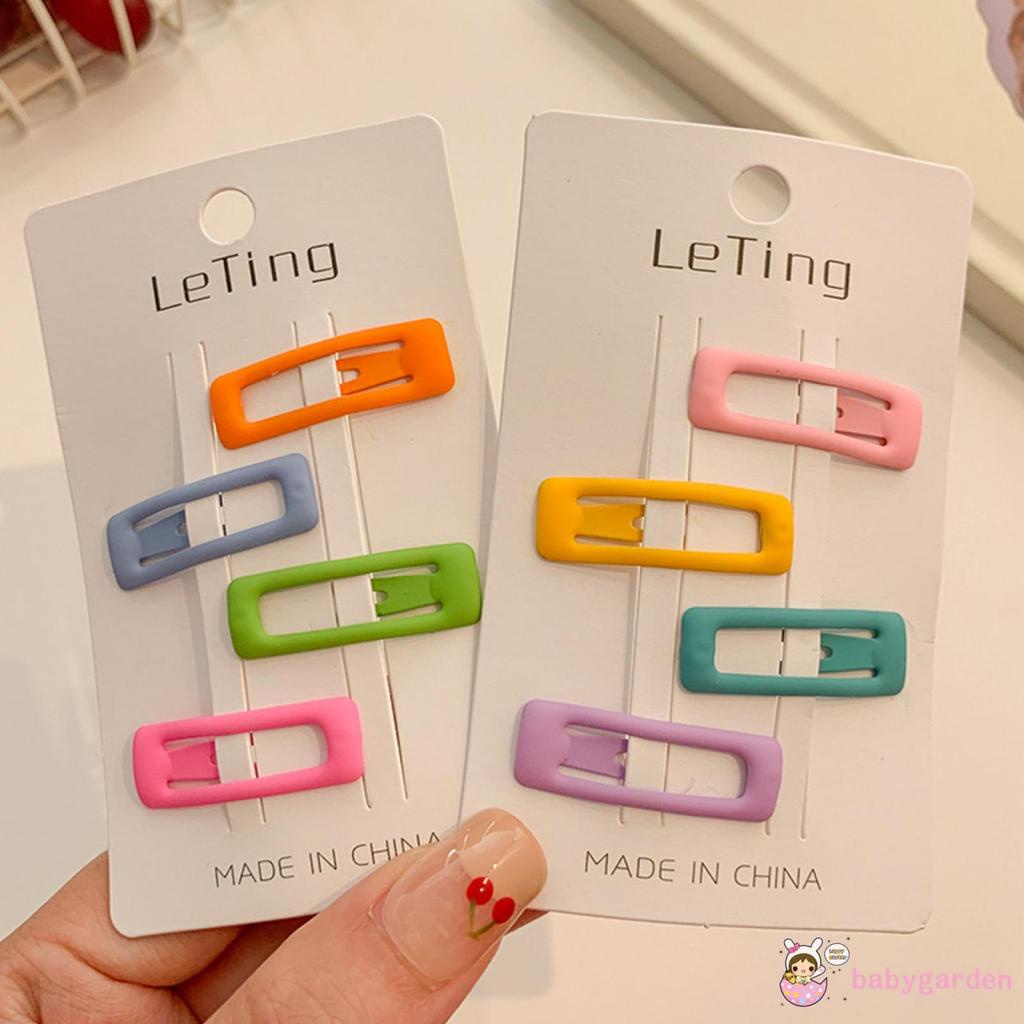 Bộ 8 Kẹp Tóc Nhiều Màu Sắc Kiểu Dáng Công Chúa Dành Cho Bé Gái