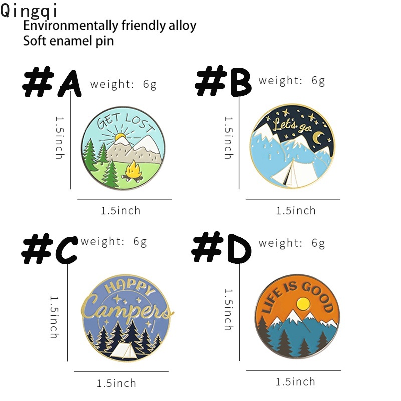 Ghim cài áo MISS ZOE hình tròn họa tiết hoạt hình dễ thương