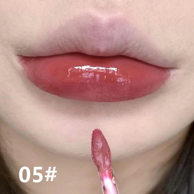 Son Bóng HELLO STYLE Màu Nude Nhạt Mềm Mượt Dưỡng Môi Chống Thấm Nước Hàng Nội Địa Trung