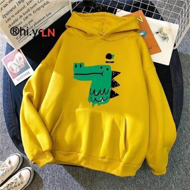 Áo hoodie cá sấu LN11