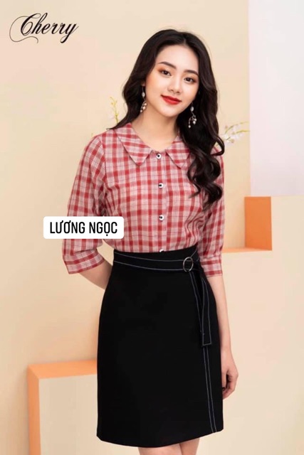 Chân váy chữ a phối đai | BigBuy360 - bigbuy360.vn