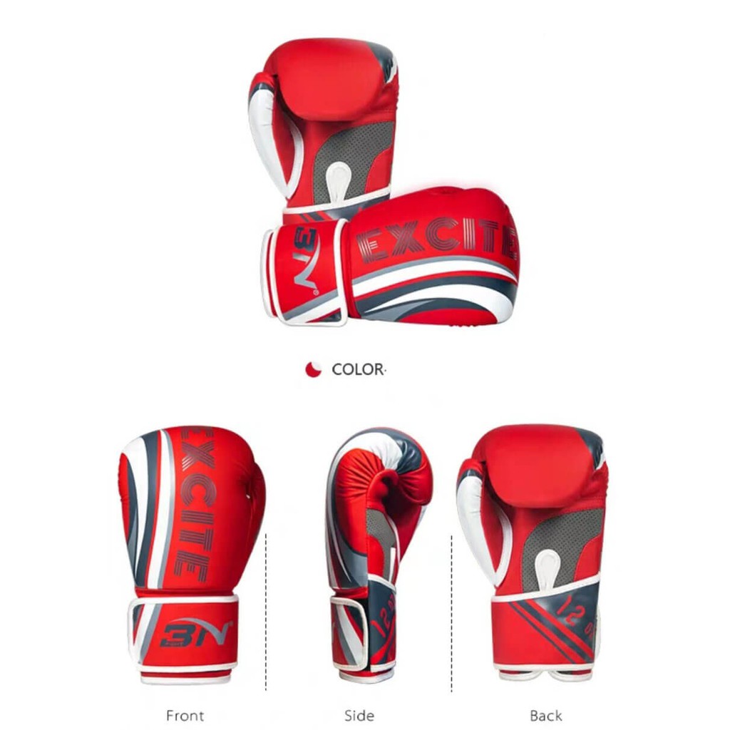 GĂNG TAY BOXING BN EXCITE 2020 – ĐỎ TRẮNG-