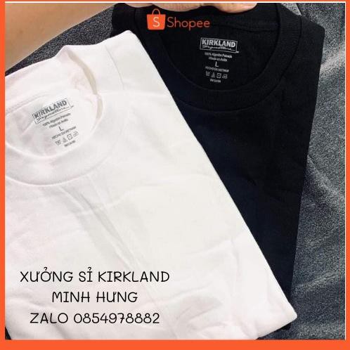 🌿ÁO PHÔNG TRẮNG ĐEN 𝐊𝐈𝐑𝐊𝐋𝐀𝐍𝐃 NAM NỮ UNISEX-GIÁ 35K-COTTON100% aokirkland 🌿 . ⛔