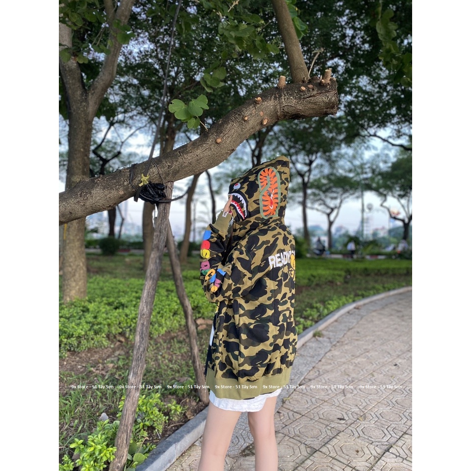 Áo Jacket BAPE x READYMADE in nổi hàng cao cấp Ss2022