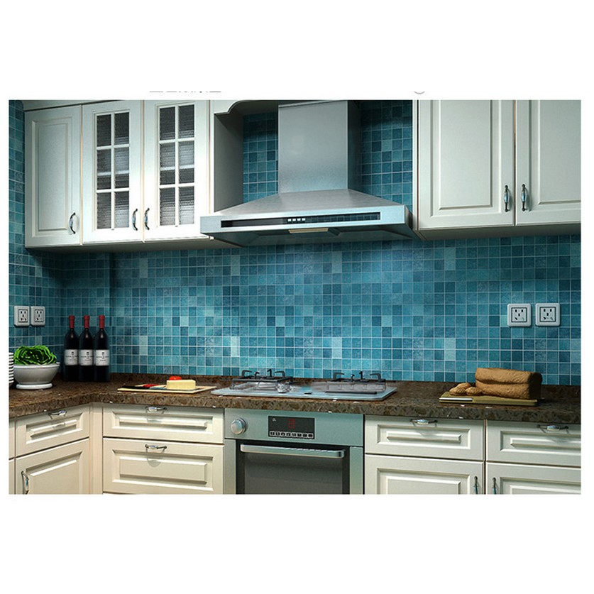 3m giấy dán bếp tráng nhôm cách nhiệt -- xanh dương