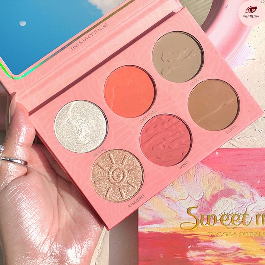 Bảng Phấn Sweet Mint Hồng Siêu Tiện Dụng Kết Hợp Phấn Mắt + Phấn Má + Tạo Khối | BigBuy360 - bigbuy360.vn