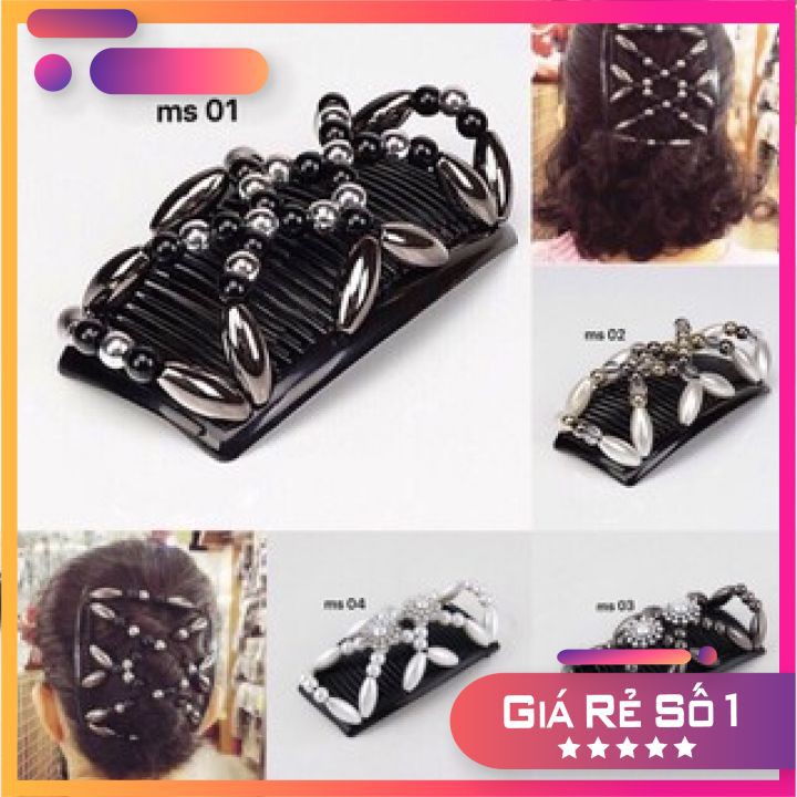 Cặp - Xược tóc đa năng Hàn Quốc kiểu chun co giãn siêu tốt