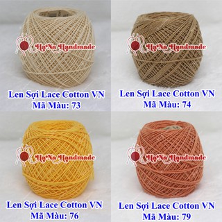 Sợi lace cotton 50gram/cuộn