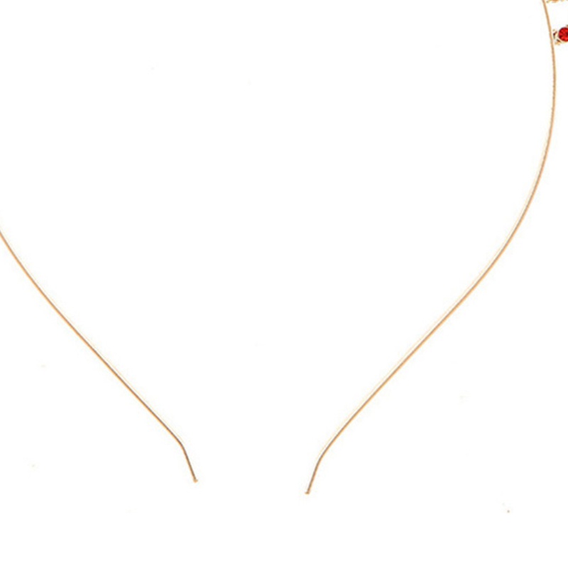 Băng Đô Cài Tóc Đính Đá Pha Lê In Chữ Năm Mới