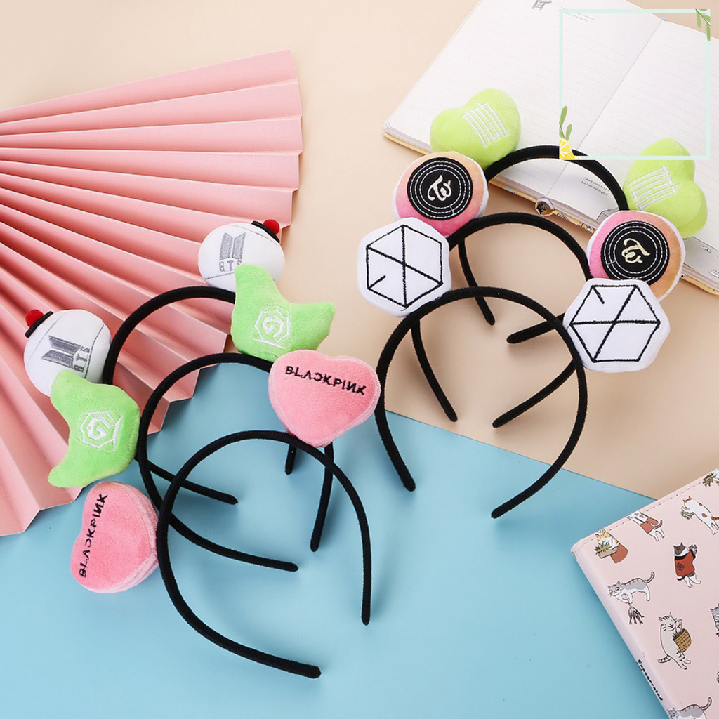 austinstore BTS EXO Twice NCT GOT7 Headband Hairband Hair Accessory Support Photo Props