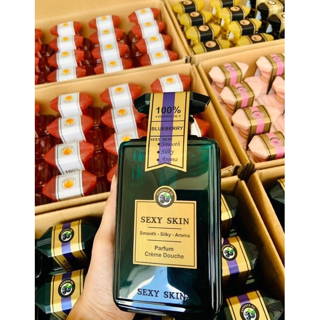 Sữa tắm hương nước hoa Pháp Sexy Skin 600ml