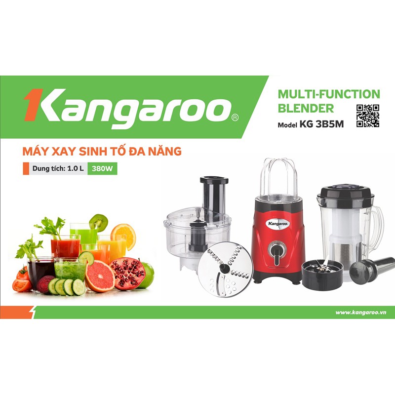 Máy xay sinh tố đa năng Kangaroo 3B5M (chính hãng)