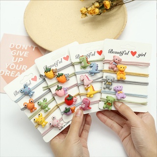 Set Đồ Buộc Tóc Cho Bé In Hình Xinh Xắn Dễ Thương