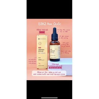 Vitamin d3 k2 mk7 của anh - 30ml