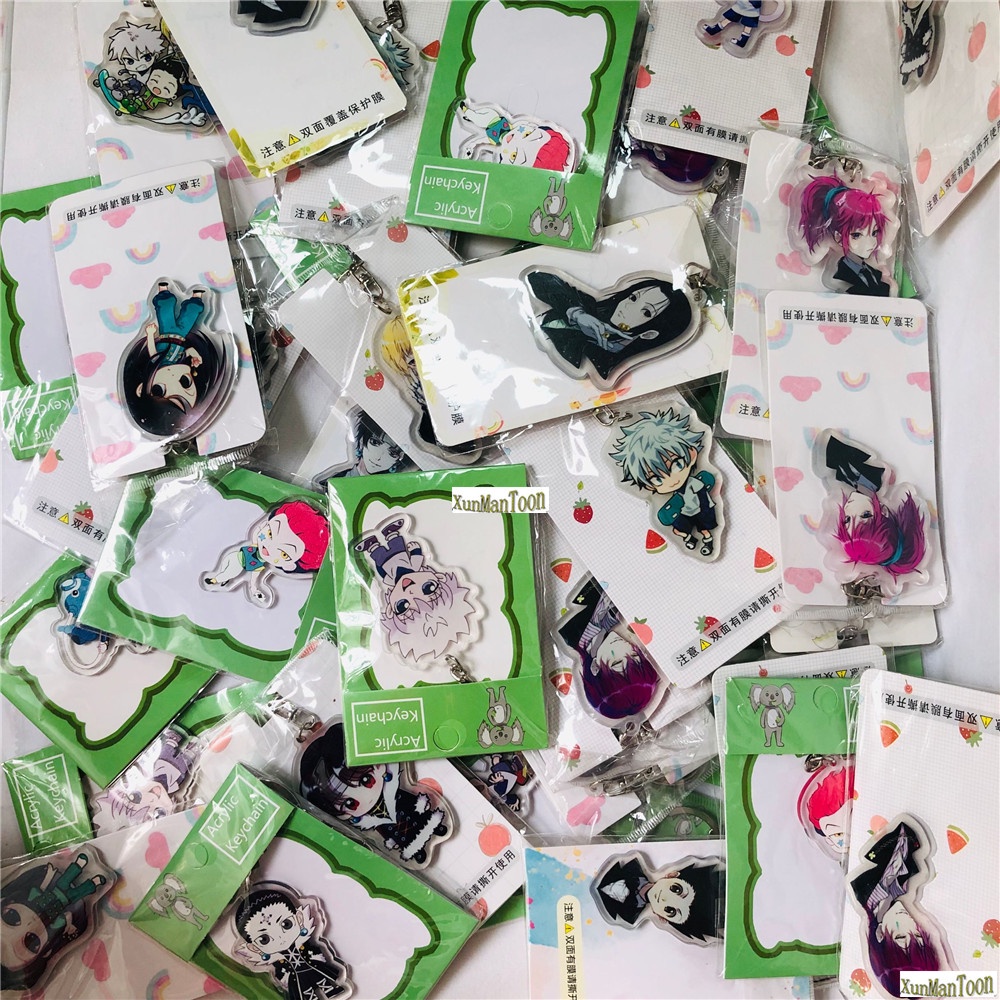 1 Móc Khóa Bằng Acrylic Hình Hunter X Hunter Killua Zoldyck Kurapika