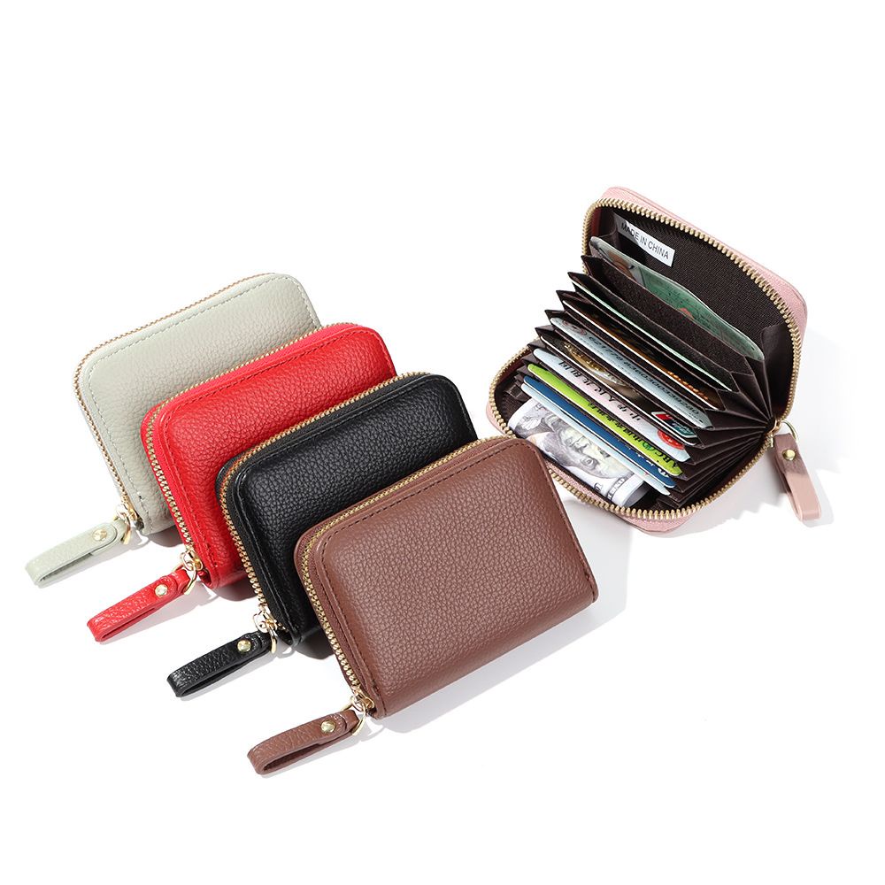 Ví đựng thẻ đa năng chống trộm RFID nhiều màu tùy chọn thời trang cho nam và nữ