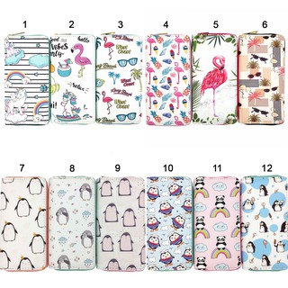 BST bóp ví dài cầm tay họa tiết hoạt hình động vật chim cánh cụt cute dễ thương cho nữ - Link 26 - Banana Store
