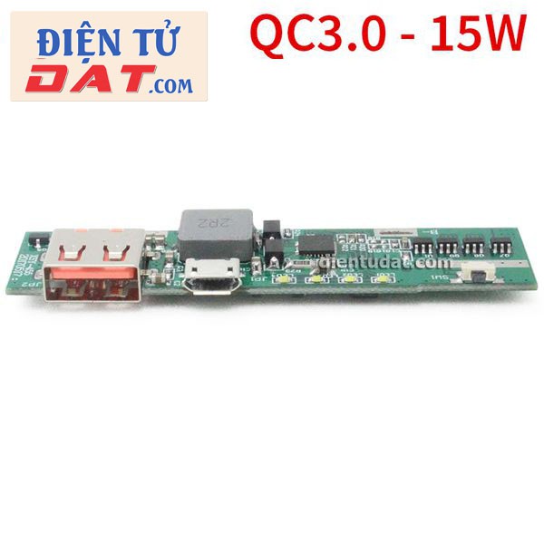 Mạch Sạc Nhanh Dự Phòng QC3.0 - 15W