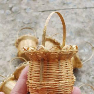 Combo 4 món đồ tre mini nhỏ xinh