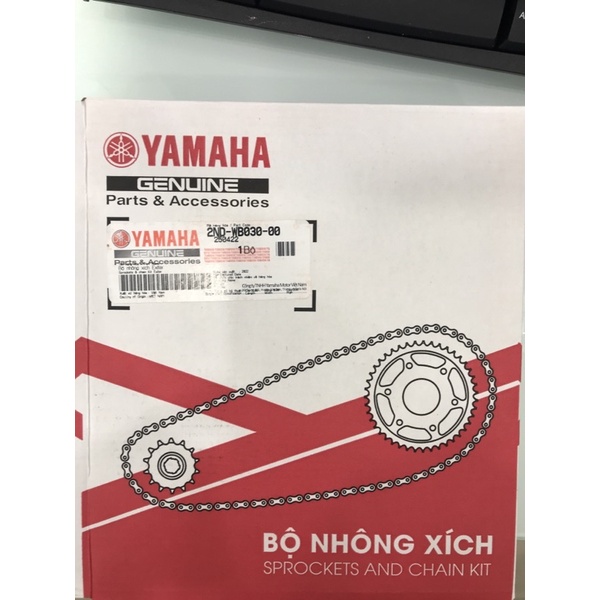 Bộ nhông xích chính hãng Yamaha dùng cho xe Exciter 150 - Yamaha town Hương Quỳnh