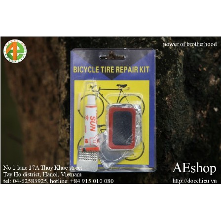 Bộ vá xe đạp, keo vá Bicycle tire repair kit hàng xuất Czech