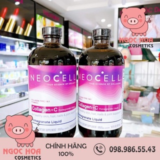 Siro dạng uống nước lựu Collagen Pomegranate của Neocell chai