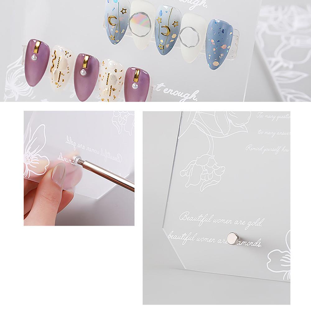Bảng Acrylic Trưng Bày Móng Tay Chuyên Nghiệp Phong Cách Nhật Bản