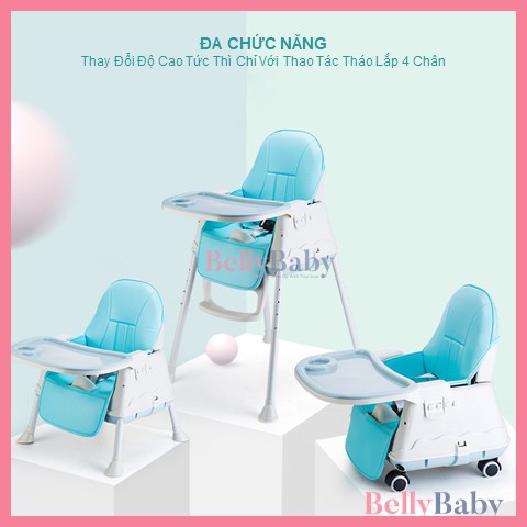 Ghế ăn dặm cho bé Belly Baby BB105 Full Phụ Kiện