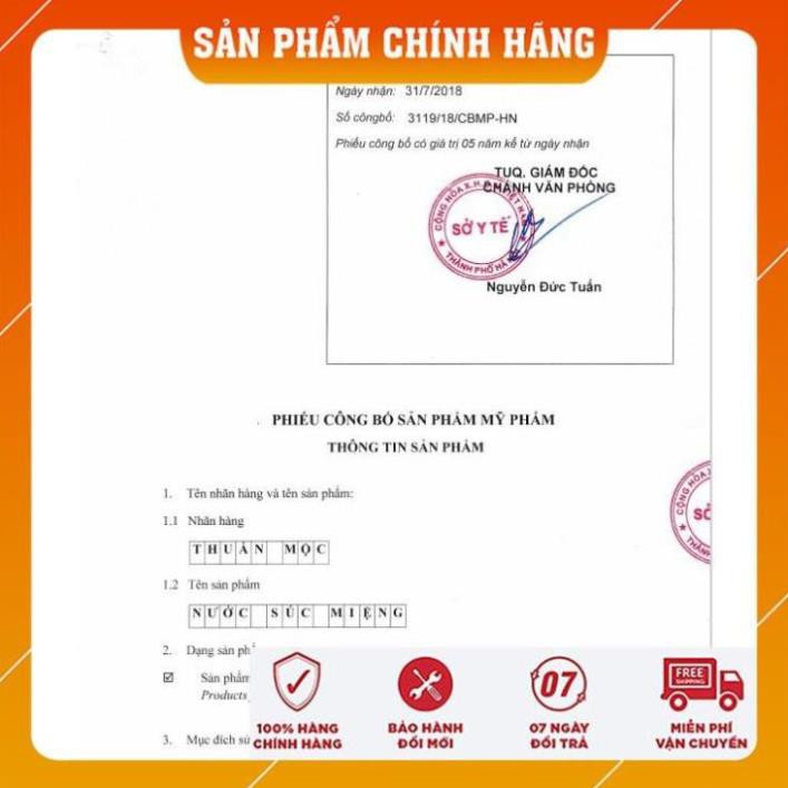 Cai Thuốc Lá Dễ Dàng Chỉ Sau 3 Đến 7 Ngày Cùng Nước Súc Miệng Thuần Mộc..