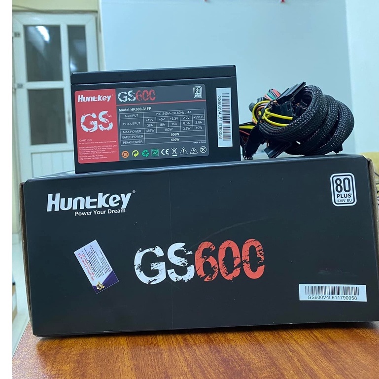 Nguồn Máy Tính PC Huntkey GS800 ,GS700, GS600, HK500 - Hàng chính hãng, bảo hành 3 năm