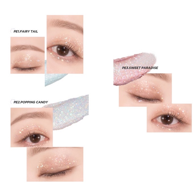 Gel Nhũ Mắt Xinh Lung Linh Merzy Windy Pop Eye Glitter 1.9g