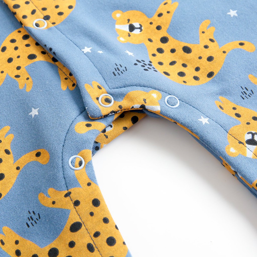 Bộ Đồ Liền Thân Sanlutoz Tay Dài Từ Cotton Thời Trang Mùa Đông Dành Cho Bé