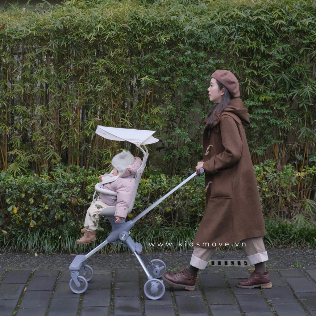 Xe đẩy gấp gọn 2 chiều du lịch Cooghi M1 cho bé 6-36 tháng siêu nhẹ có mái che cao cấp
