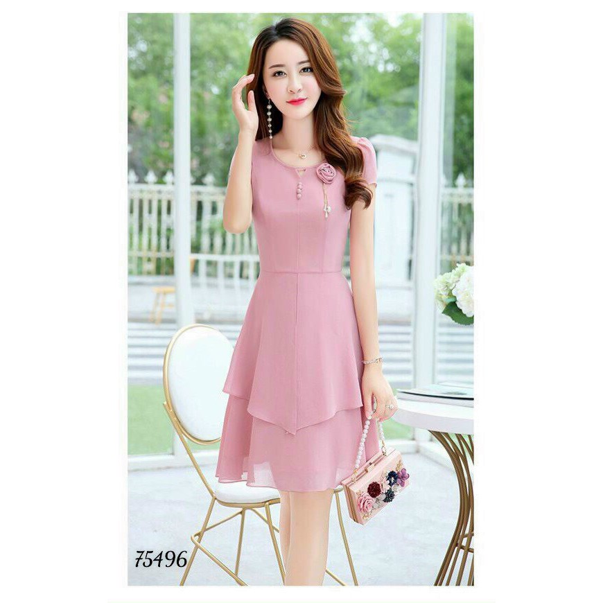 ĐẦM XÒE DỰ TIỆC XINH XẮN , SANG TRỌNG . TÔN DÁNG CHO CHỊ EM