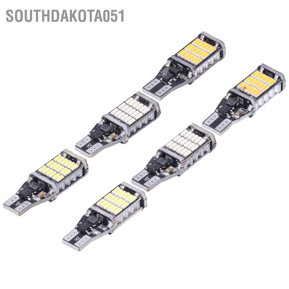 Southdakota051 2pcs Car LED Bulb Reversing Parking Lights Repair Maintenance Automobile Component for T15 W16W Model