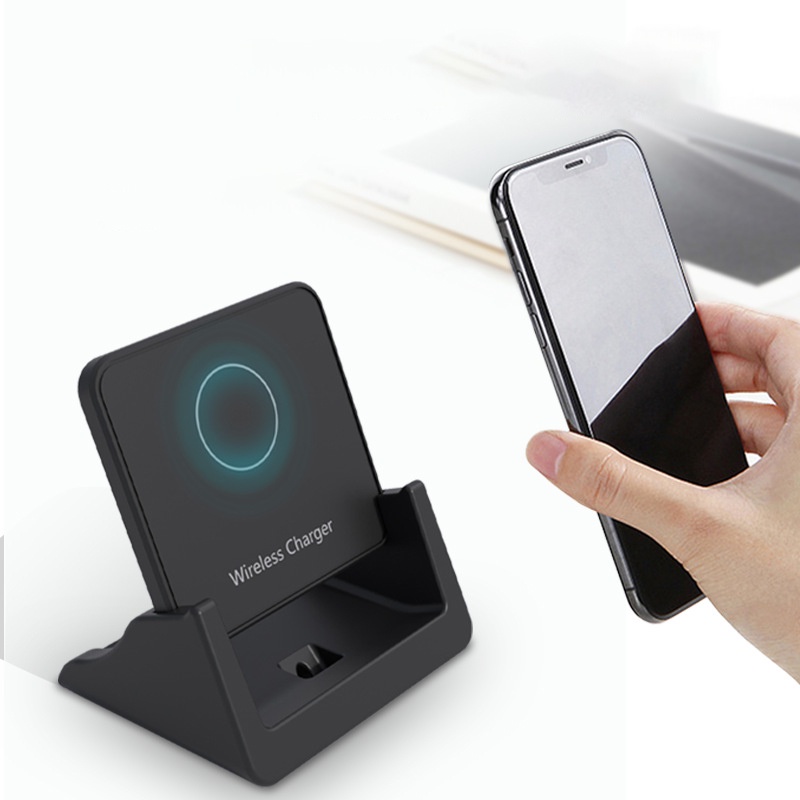 Sạc không dây hỗ trợ sạc nhanh 15W các dòng máy android và ip 8 trở lên có hỗ trợ sạc không dây chuẩn Qi