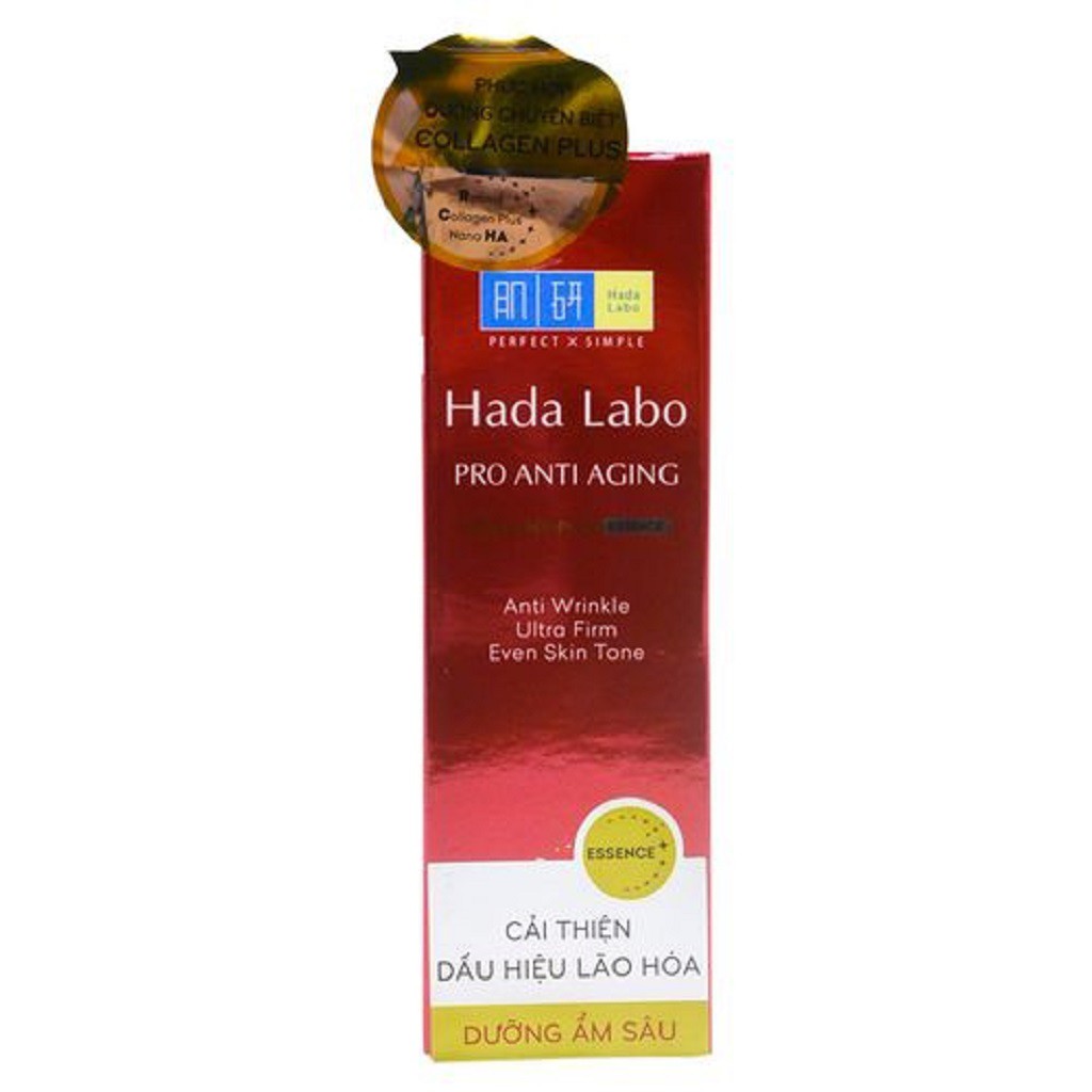 [Mã COSGLORIAT4 -8% đơn 250K] Tinh Chất Dưỡng Chuyên Biệt Chống Lão Hóa Hada Labo Pro Anti Aging Essence 30g