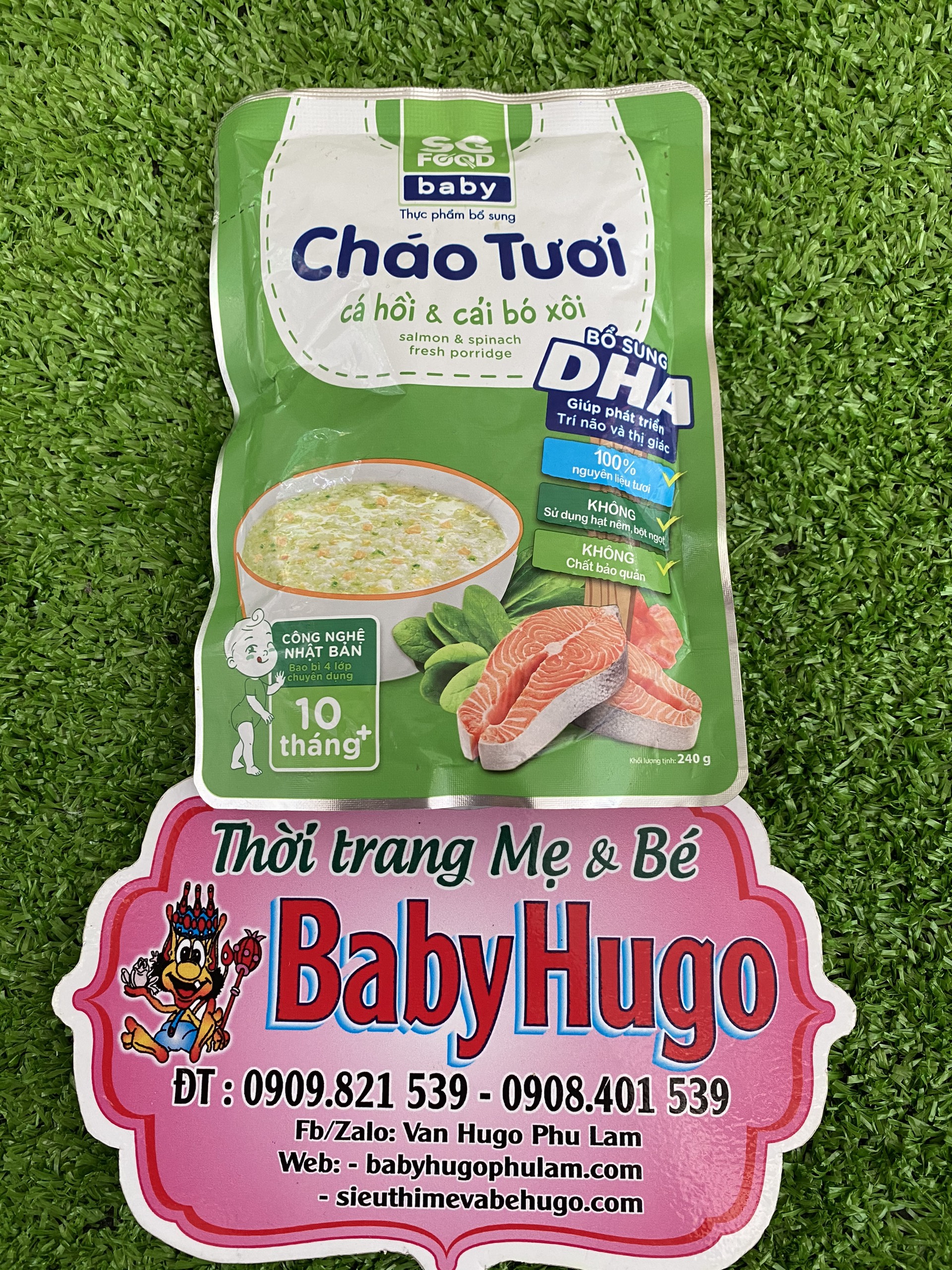 [CHÍNH HÃNG HÀNG CÔNG TY] Cháo tươi SG FOOD ăn dặm cho bé đủ vị KHÔNG CHẤT BẢO QUẢN