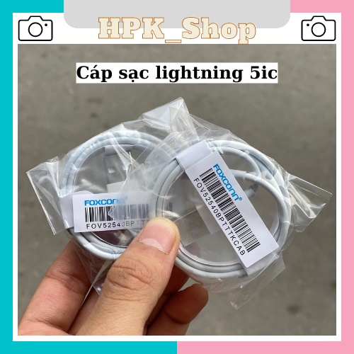 Dây sạc foxconn 5ic,dùng cho IP5/6/6plus/6s/6splus/7/7plus/8/8plus/x/xr/xs/11/12/13/pro/max/plus/promax