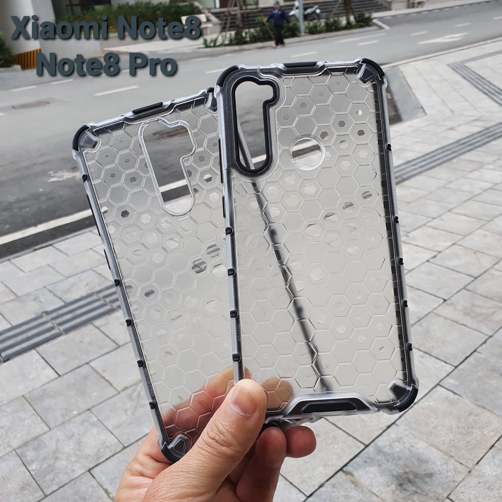 Ốp lưng Xiaomi Note 10 Pro, Note 8 , Note 8 Pro chống sốc họa tiết tổ ong
