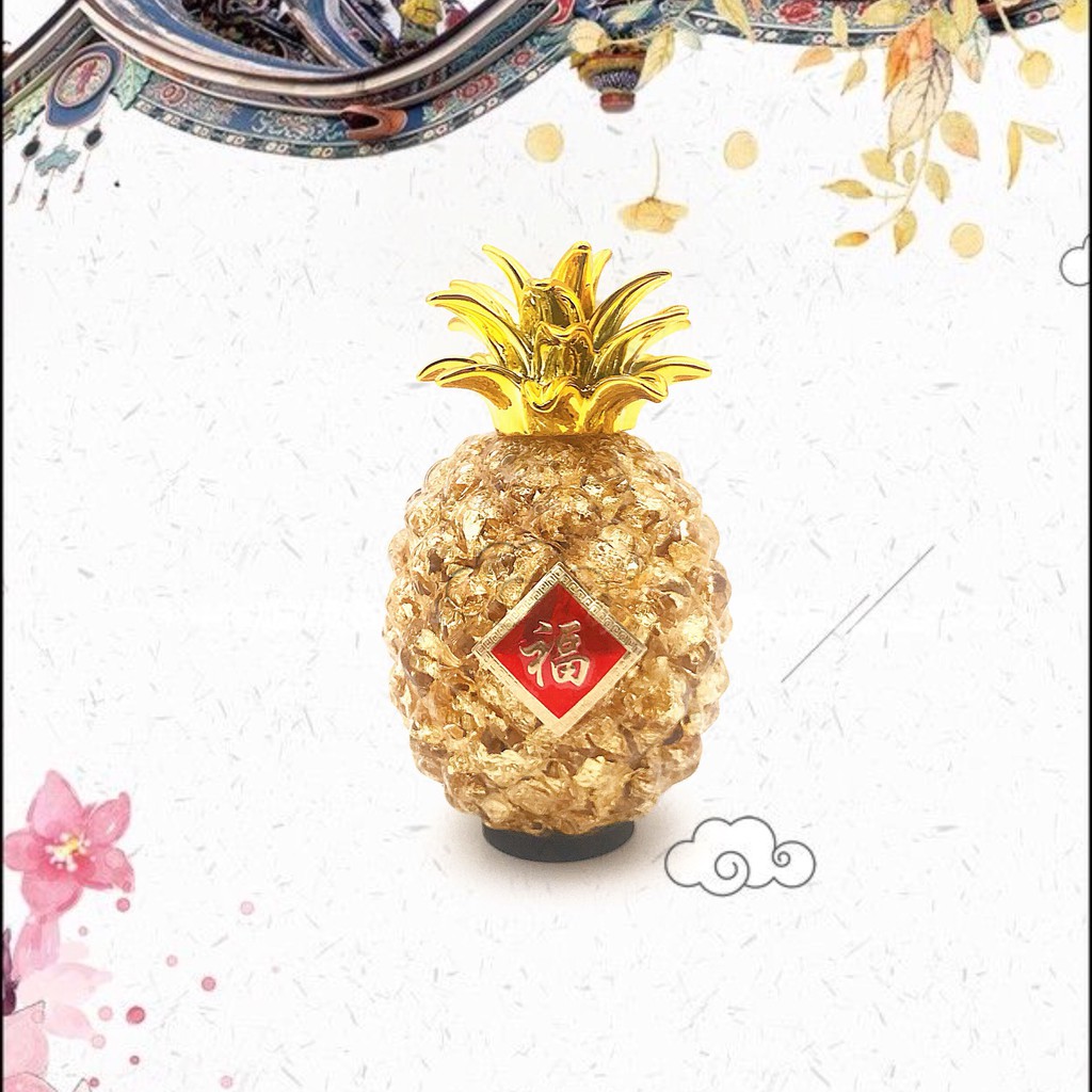 Trái thơm vàng phong thủy tài lộc