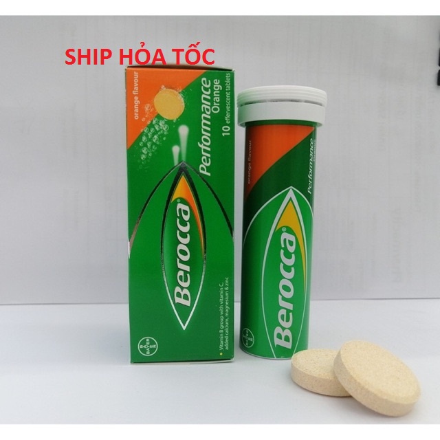 Viên sủi Berocca Orange Performance (Tube 10 viên) date 01.2024