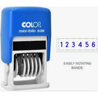 Dấu 6 số liền mực (Colop S126)