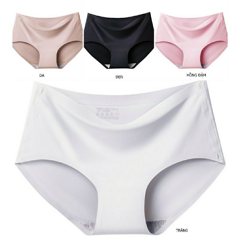  Quần Lót Nữ Đúc Su thun lạnh cao cấp không đường may mềm mại kháng khuẩn QL06 | BigBuy360 - bigbuy360.vn