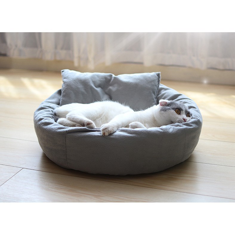 Giường ngủ cho chó mèo, nệm ngủ ấm áp dễ thương dành cho thú cưng chó mèo