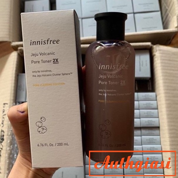 Nước hoa hồng Innisfree Green Tea Balancing / Jeju Volcanic 2X / Cherry Blossom / Bija Trouble / Whitening Pore 200ml