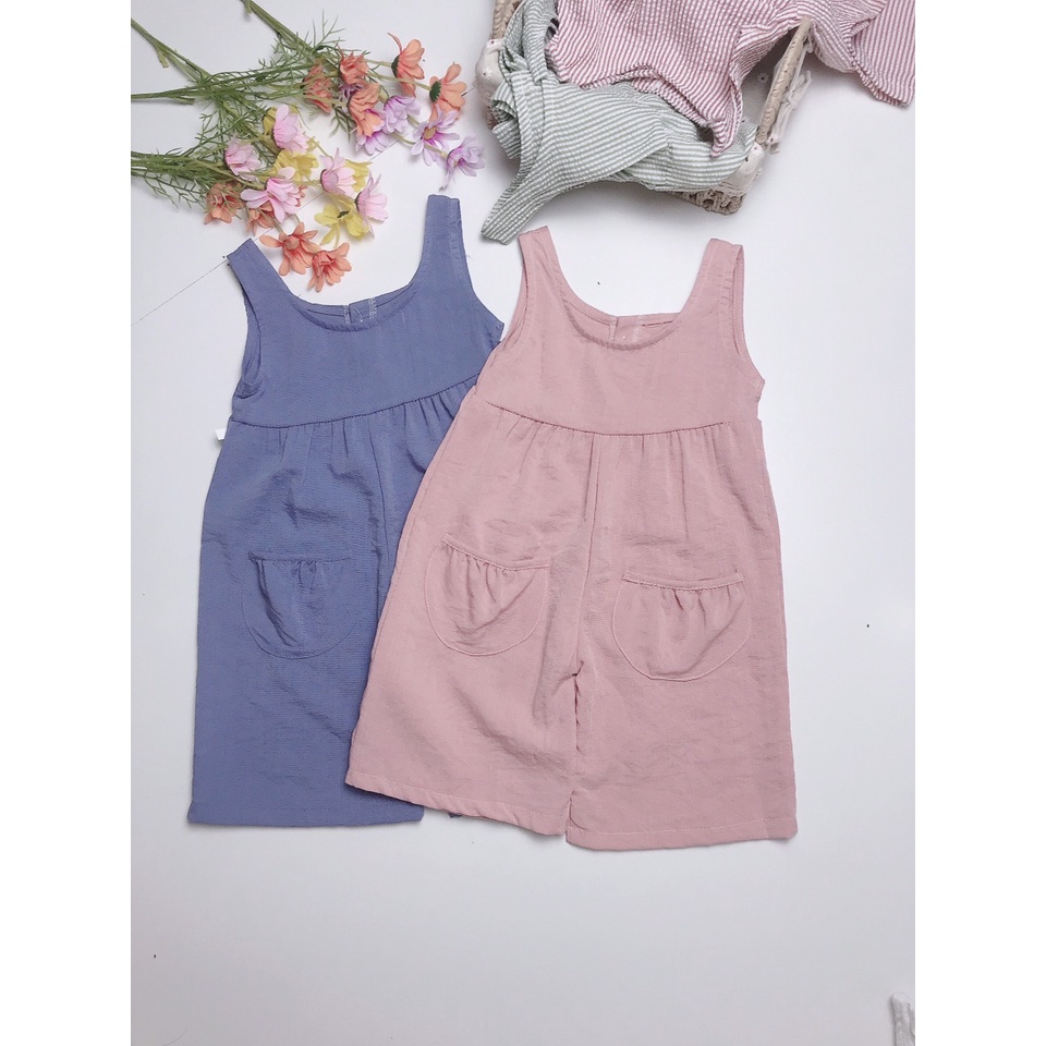 Jumpsuit sát nách cho bé gái