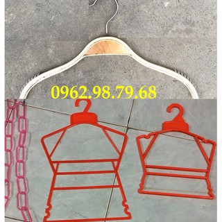 Móc Treo Quần Áo Trẻ Em 100 Chiếc Gỗ, 10 Bộ Bé 10 Bộ To Và 40 Kẹp Nhựa TE