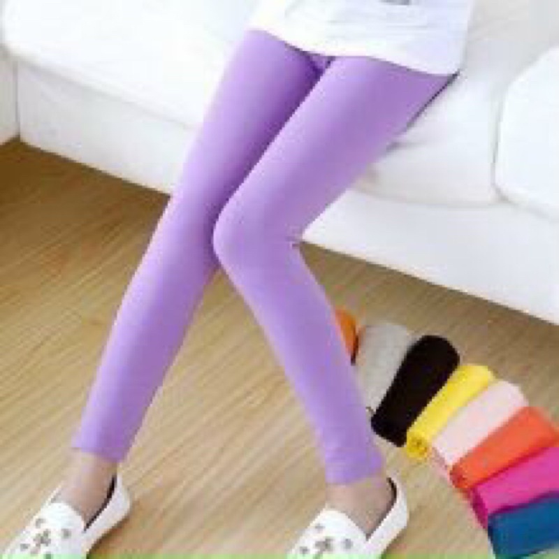 Quần legging GAD màu trơn bé gái đại